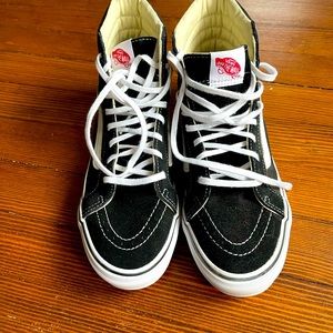 Vans SK8-HI High Top Black Sneakers 9